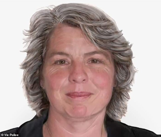 Police released a computer-generated image of what the 53-year-old mother of five would look like today.