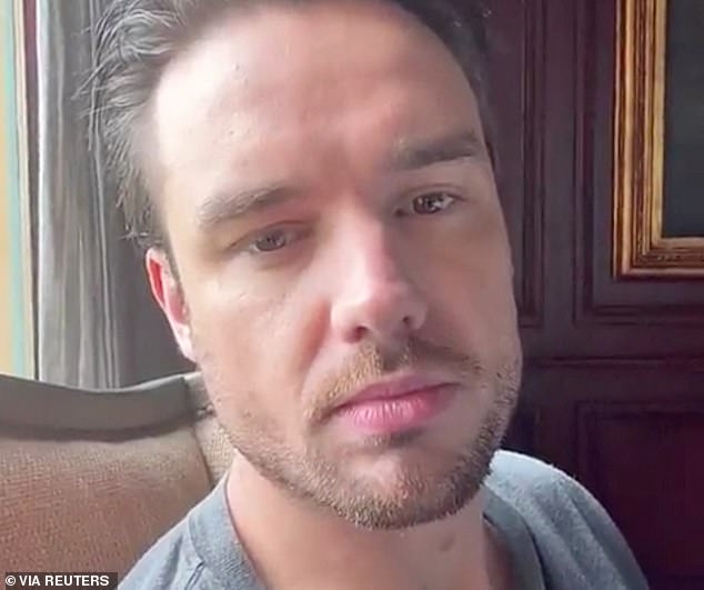 Liam Payne in his latest Snapchat story. Investigators believe he fell unconscious while trying to climb up a balcony.