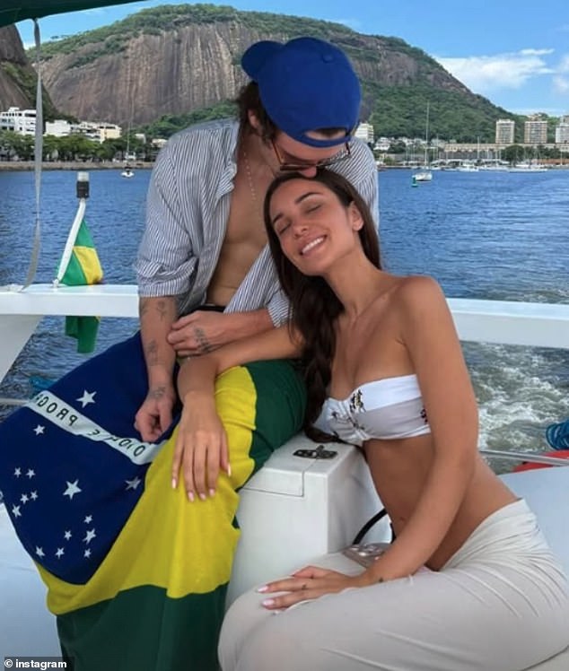 Cruz is dating his girlfriend, 29-year-old Brazilian-German composer Jackie Apostel.