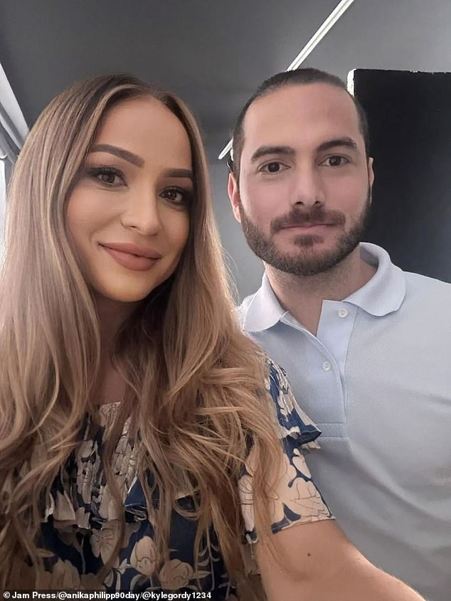 Kyle Gordy and his ex-fiancee Annika Phillip. The couple met while starring on the dating television series 90 Day Fiance.