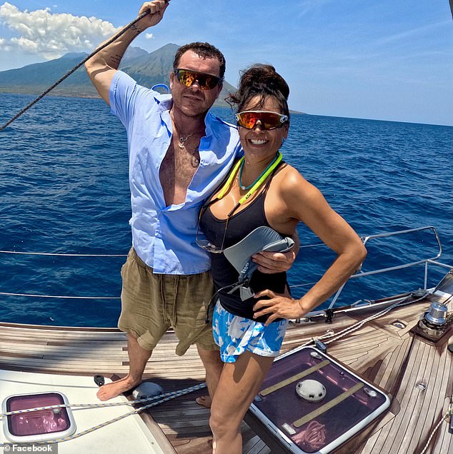 Ms Corr has been married for a decade to former soldier Jimmy Corr, with whom she has recently been pictured on social media sailing around Indonesia on a yacht.