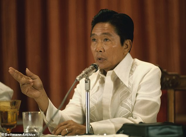 Ferdinand Marcus Sr. was president of the Philippines from 1965 until his overthrow in 1986, and from 1972 to 1981 he ruled the nation under martial law. He died in 1989 at the age of 72.