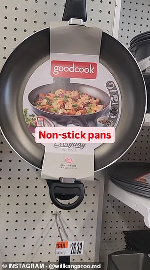 As do non-stick pans and black plastic utensils.