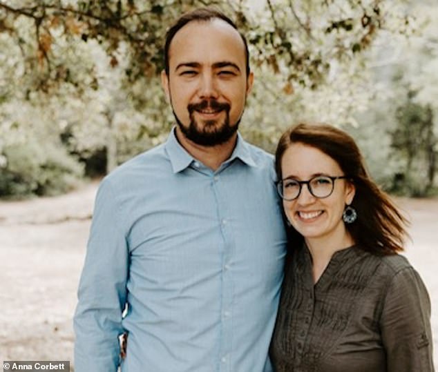 Ryan Corbett, a 40-year-old father of three who ran NGOs in Afghanistan, had returned to the country in 2022 to pay and train staff when he was snatched. Seen here with his wife Anna