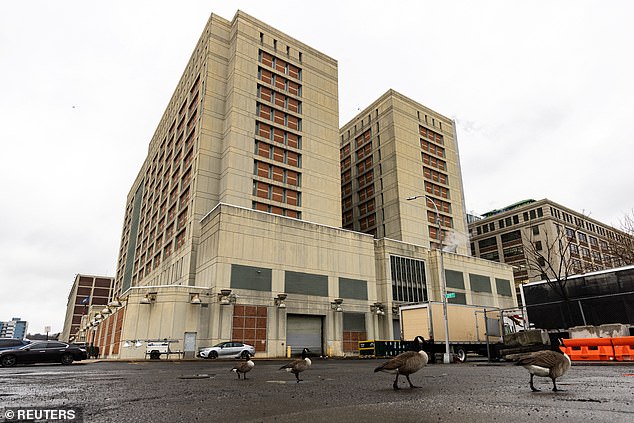 The photo shows Brooklyn's infamous Metropolitan Center. It is also where Jeffrey Epstein died