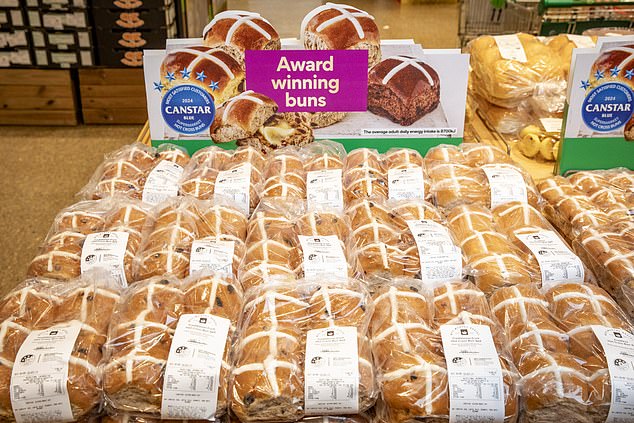 Shoppers also noticed hot cross buns being sold in Woolworths stores (pictured) as early as Boxing Day last year, before Australians celebrated New Year's Eve.