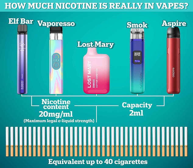 Activists have long blamed predatory manufacturers for the growing crisis, claiming they are intentionally appealing to children with colorful packaging, compared to highlighter pens, and kid-friendly flavors like bubblegum and cotton candy.