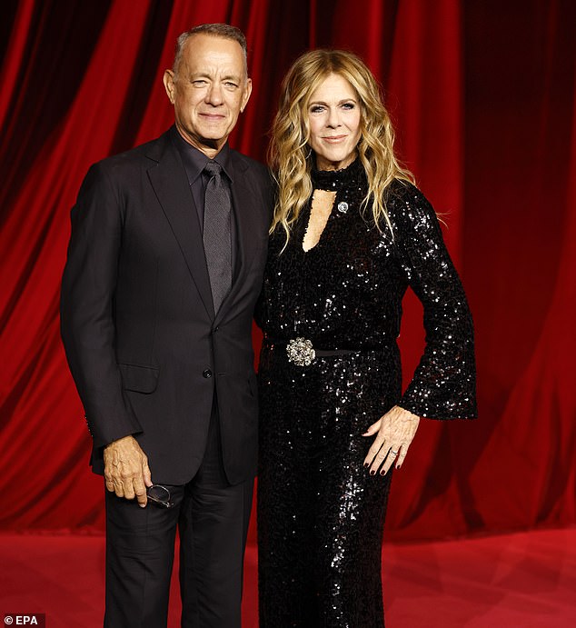 Actor Tom Hanks and his wife Rita Wilson own a sprawling $26 million mansion in Pacific Palisades. (Photo: the famous couple in October)