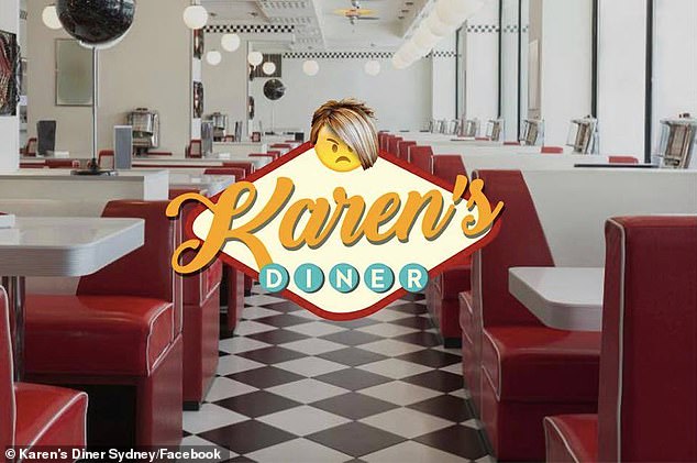 Karen's Diner branches in the UK, where staff are intentionally rude to customers, went into liquidation last year (pictured: the location of a Karen's diner)