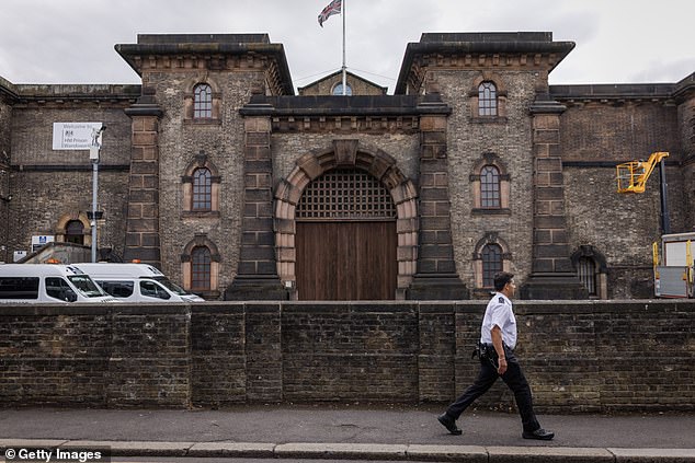 De Sousa Abreu was a prison officer at HMP Wandsworth (pictured) when the explicit images were recorded and later circulated on social media.