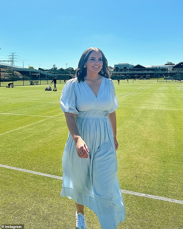 The tennis star looked slimmer than ever on Tuesday as she took to Instagram to share a sunny photo and some tips for a successful 2025.