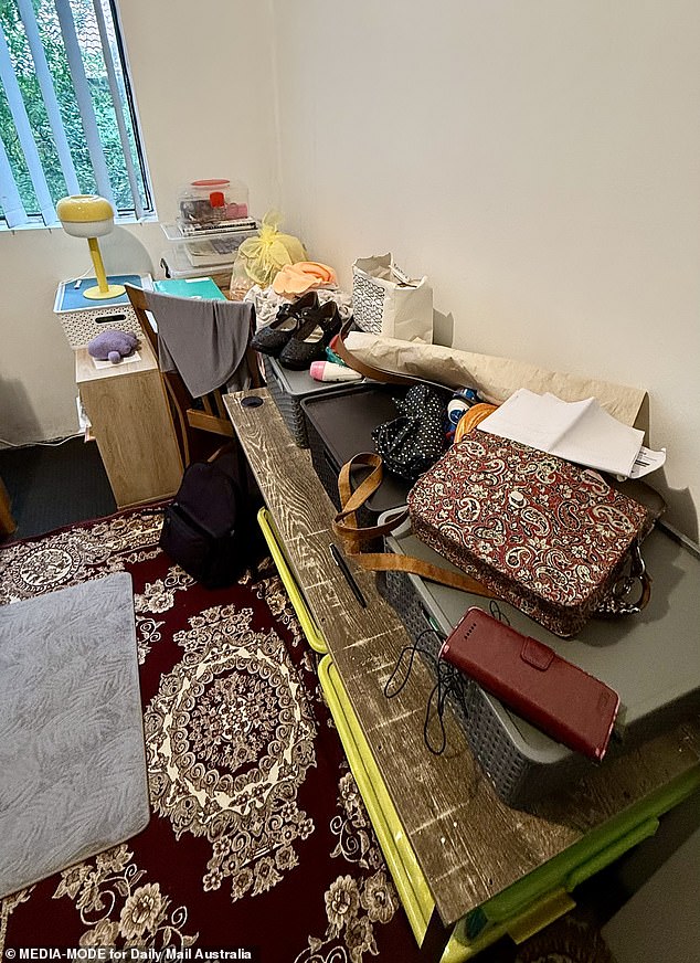 Samia's belongings remained neatly packed in containers inside her room when the Daily Mail visited her on Wednesday.