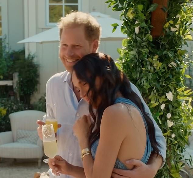 How much easier life would be for Meghan and Harry if they had opted for a low-key but royal-adjacent life like the Tindalls. In photo, the couple from With Love, Meghan on Netflix