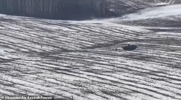 Other clips show the infantry carrier, which has a top speed of 60 mph, chasing and shooting down other soldiers on the battlefield.