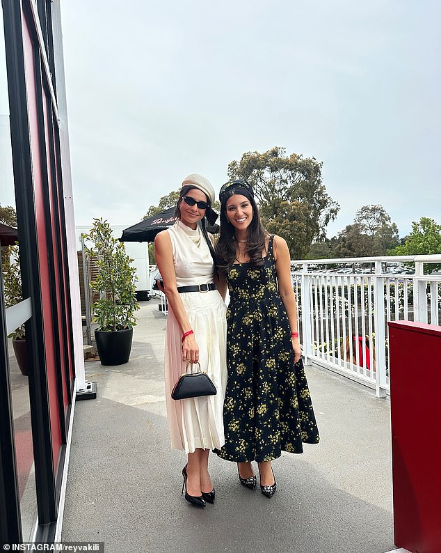 Hoda Waterhouse (née Vakili) and her sister Rey-Hanna Vakili (both pictured) are also part of the eastern suburbs' main social scene.