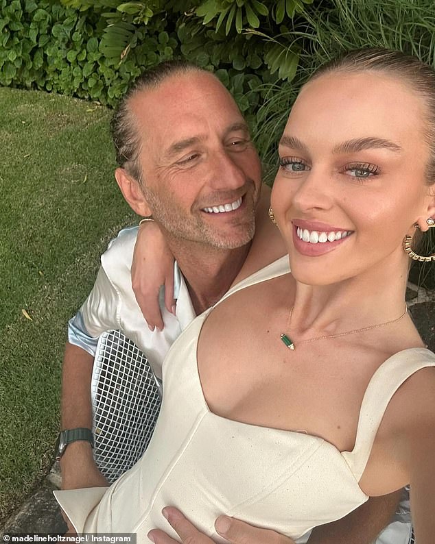 Joining Roxy on the B-list is Madeline Holtznagel (right), the 27-year-old girlfriend of Sydney hospitality magnate Justin Hemmes (left). They are expecting their first child together