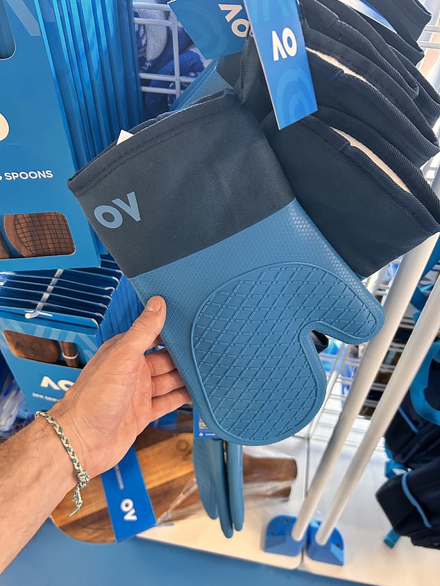 The Australian Open will have some unique and interesting items in its super stores this year, with the sky blue AO oven mitts being the most prized item.