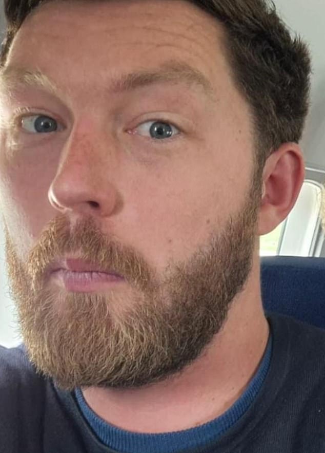 Their families and friends became concerned when the two hikers (Mr Harris is pictured above) missed their flights back to Britain on January 6 and alerted Italian authorities, who launched an urgent search.