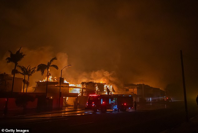 He went on to write that he was praying for first responders who are working to save people, animals and property during the unprecedented firestorm in Pacific Palisades.