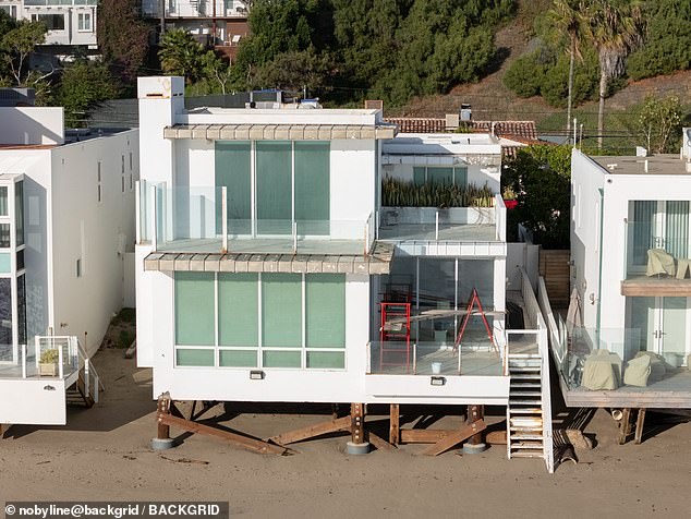 An oceanfront home in Malibu owned by the socialite was 