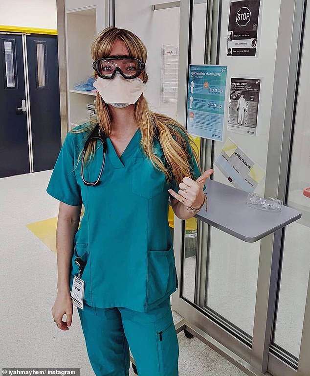 May, who got her first break into acting after a chance encounter with rapper Shaggy while studying medicine in New York, has posted photos from her previous medical career on Instagram.