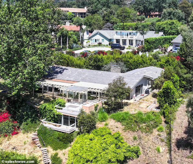 The three-bedroom, three-bathroom home was estimated to be worth $4.2 million, but DailyMail.com has learned Hunter rented it for $15,800 a month