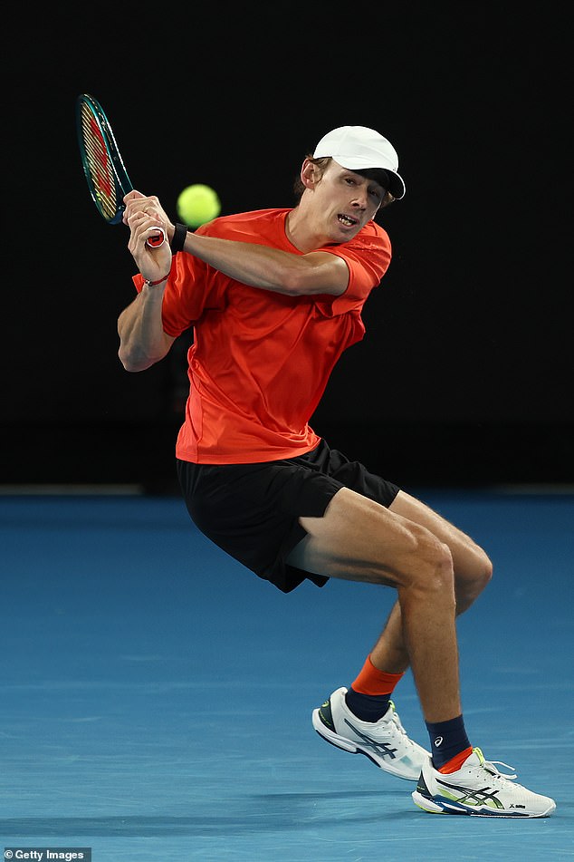 Alex De Minaur has been seeded in the top eight at a Grand Slam for the first time, but that didn't stop him from earning a difficult draw on Thursday.