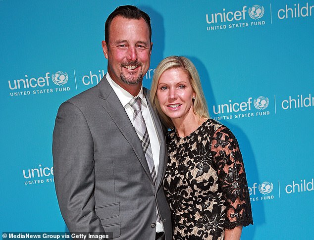 Tim Wakefield and his wife Stacy (seen in 2016) died just five months apart