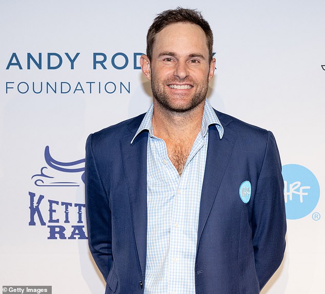 Former world tennis number one Andy Roddick (pictured) has branded Nick Kyrgios a hypocrite and a bully for his treatment of Cruz, the son of Jannik Sinner and Lleyton Hewitt.