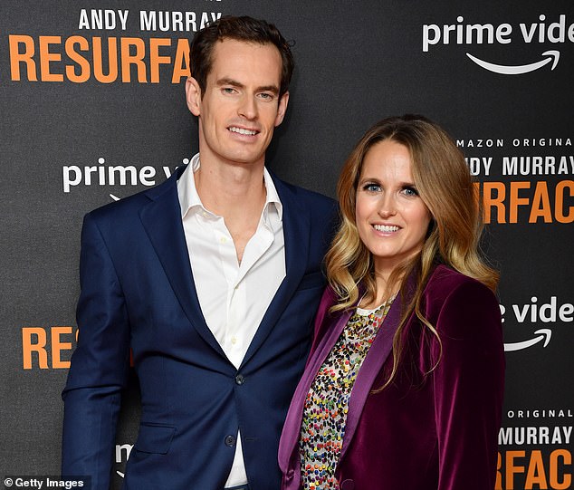 Murray revealed that his wife Kim (right) has 