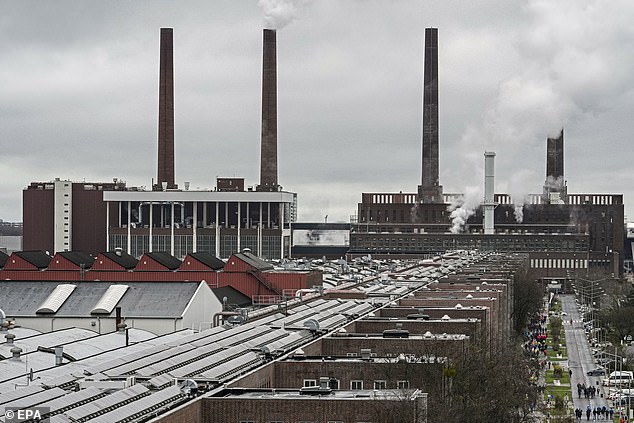 The German automaker's Volkswagen main factory in Wolfsburg, Germany. For the first time in its history, the automaker announced job cuts for the first time in its history in December.