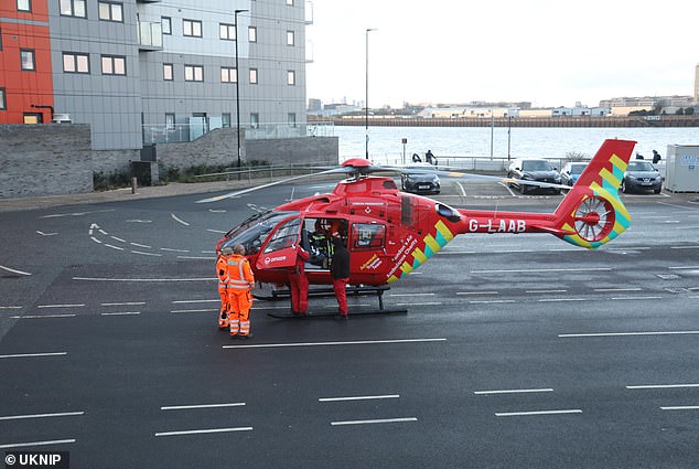 An air ambulance arrived at the scene but sadly the child was pronounced dead by paramedics at the scene.