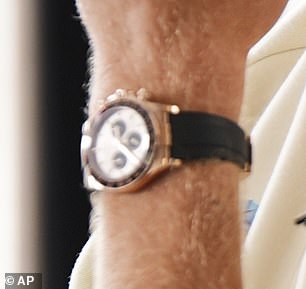 Sinner wore an impressive Rolex Daytona