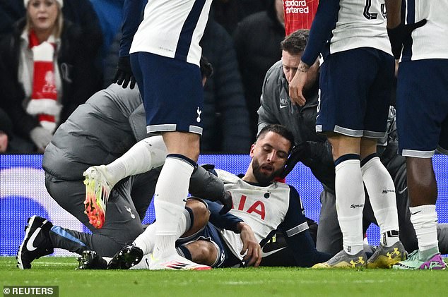 Bentancur appeared unconscious on the pitch after his worrying fall.