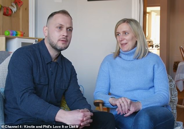 Carl and Katy (pictured) had bought their house in Chester seven years ago and were deciding whether to love it (keep it) or put it up for sale (sell it).