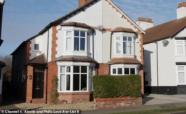 The property had original Edwardian features but lacked space for Katy and Carl's growing family. Pictured before the new loft was added.