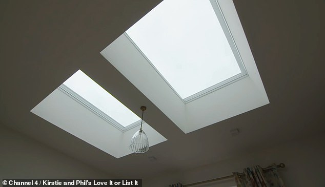 The new master bedroom up the elevator had built-in skylights, which meant Katy and Carl could stargaze at night.