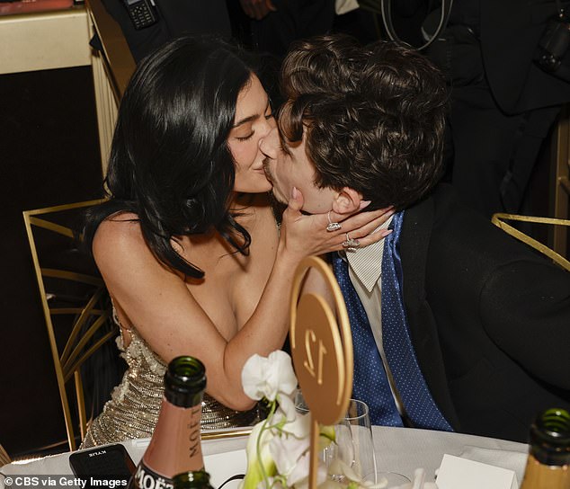 The couple, who have been dating for two years, recently showed off their PDA at the Golden Globes during a rare outing on Sunday night.