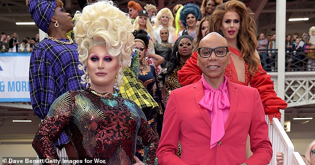 However, legend RuPaul himself was not photographed with the cast as he continued to mourn the shocking loss of former champion The Vivienne (pictured together at DragCon UK 2020).