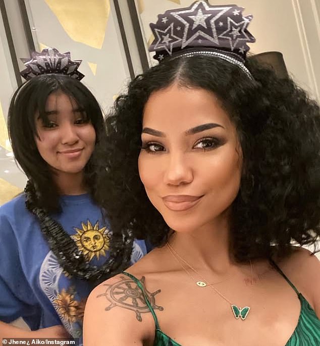 Jhene is a mother of two, as she has a 16-year-old daughter named Namiko Love Browner (pictured left with Jhene) with her ex O'Ryan and a two-year-old son, Noah Hasani, with her current boyfriend Big Sean.