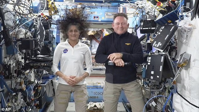 Williams has become the commander of Expedition 72. Wilmore is a flight engineer for the mission