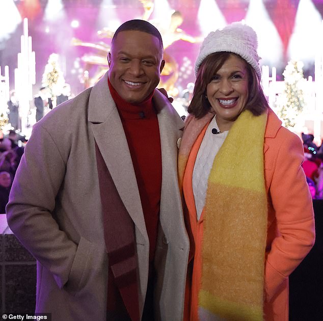 Craig Melvin will replace Hoda on Monday as co-host of the Today show.