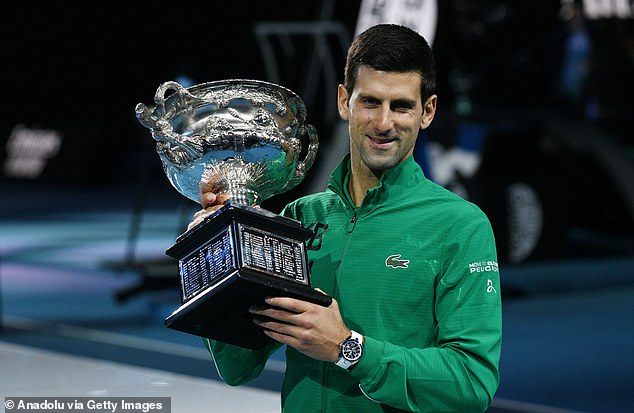 Djokovic has been the dominant men's player at the Australian Open, winning 10 titles.