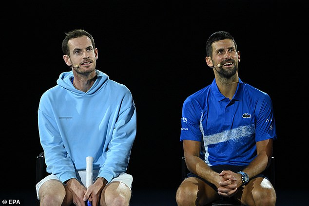 The tennis legend has now included former rival Andy Murray (left) in his coaching team.