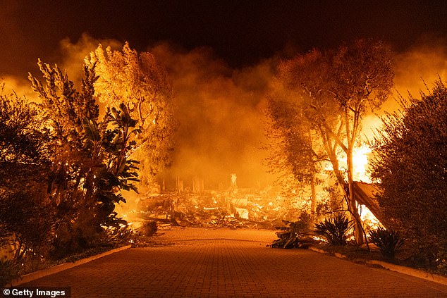 Fires in the Los Angeles area have killed five people and devastated communities across the city