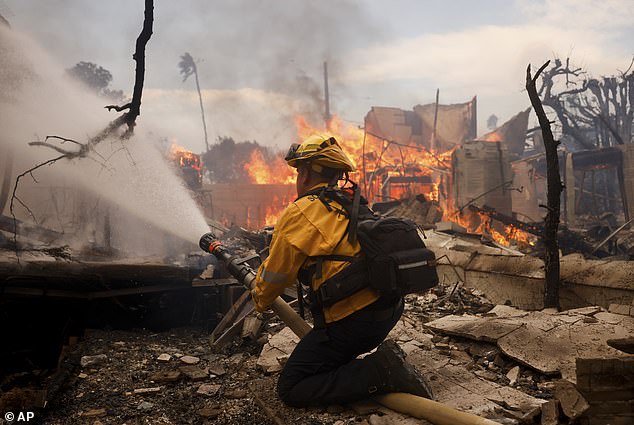 So far, at least 130,000 people have been evacuated since a wildfire began ravaging the upscale Pacific Palisades neighborhood on Tuesday.