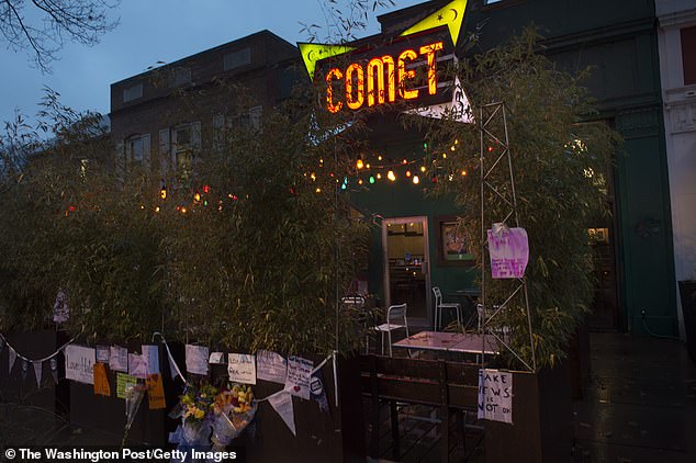 On December 4, 2016, Welch terrorized people at the Comet Ping Pong restaurant with a loaded AR-15 assault rifle, believing the baseless conspiracy theory that Democrats were operating a child sex trafficking ring from the pizzeria (photo)