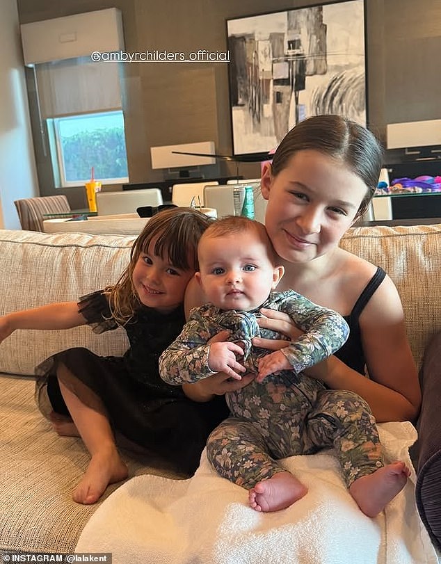 In another post, the Bravo celeb shared an image of his two children with one of his ex Emmett's other daughters, Rylee, 11, whom he shares with ex-wife Ambyr Childers.