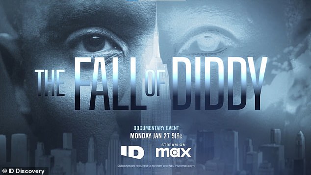 The Fall Of Diddy is a four-part series and will premiere over two nights starting Monday, January 27 at 9pm EST on ID and the Max streaming service.