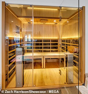 Morgan Wallen's ex-flame arranged for a luxurious sauna and large gym to be added to the basement, which also serves as a 'wellness retreat'